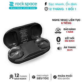 Tai nghe Bluetooth không dây kẹp tai TWS Rockspace Sound EarCuffs nghe nhạc lên đến 20h Hàng chính hãng BH 12 tháng