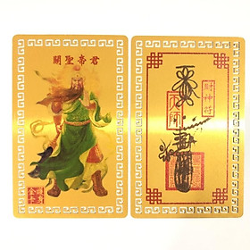 Mua Kim Bài Ngũ Lộ Thần Tài Khai Mở Cung Tài Lộc Mẫu Cao Cấp Chất Liệu Nhôm Đồng