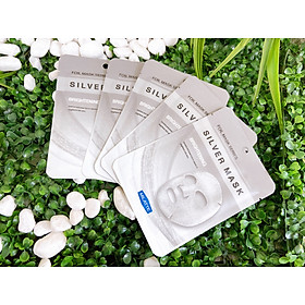 Mặt nạ dưỡng trắng da cao cấp Milatte Foil Mask Series Silver Mask