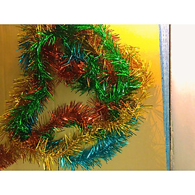 Mua Dây kim tuyến treo cây thông trang trí noel-  Dây 1m4