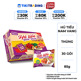 Thùng 30 gói Hủ Tiếu Nam Vang Cung Đình (85g x 30 gói)