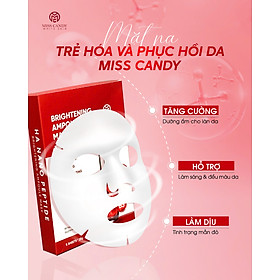 Mặt Nạ Trẻ Hóa & Phục Hồi Da BRIGHTENING AMPOULE MASK Miss Candy (Hộp 5 Miếng x 25g)