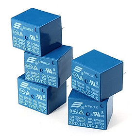 Mua RELAY 12V 10A 5 CHÂN SRD-12VDC COMBO 4 cái