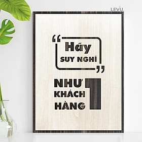 Tranh treo văn phòng handmade bằng Gỗ tạo động lực TBIG015