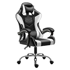 Ghế gaming cao cấp dành cho game thủ BG model mới E02-S WHITE (hàng nhập khẩu)