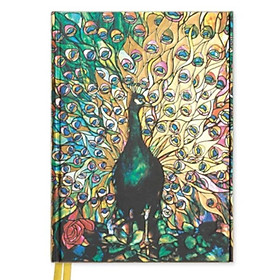 Sổ Tay Mini - Tiffany: Displaying Peacock