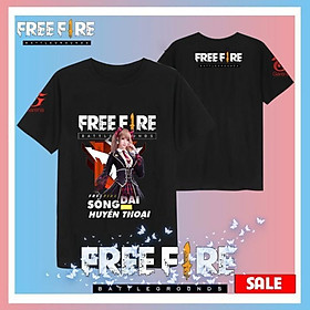 Áo thun FREE FIRE in hình CAROLINE siêu dễ thương