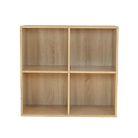 SB Furniture, Looms, Haida-A Low Cabinet, Solid Oak Color, W80XD40XH75 cm.