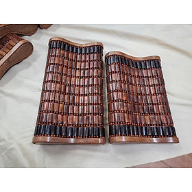 Mua Gối Gỗ Trắc Miếng   Gối Công Thái Học - Kích Thước 43cmx24cmx8cm/4cm ( video   hình thật )