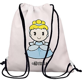 Túi Rút Unisex In Hình Công Chúa Cinderella BDCT726