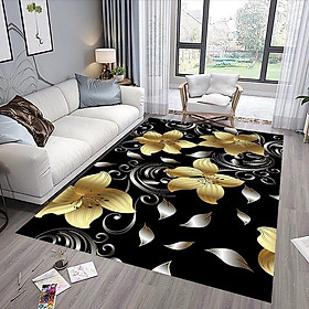 Mua Thảm Trải Sàn Bali VN Cao Cấp Trang Trí Phòng Khách - 2. HT Hoa Lá