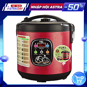 Máy làm tỏi đen Nhật Bản Fuki 6L FK-911 dòng tuỳ chỉnh (đỏ mận) - Hàng chính hãng