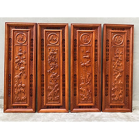 Mua Tranh gỗ tứ quý vinh hoa phú quý