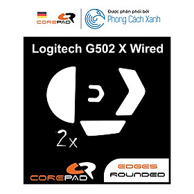 Feet chuột PTFE Corepad Skatez PRO Logitech G502 X Wired - 2 Bộ - Hàng Chính Hãng