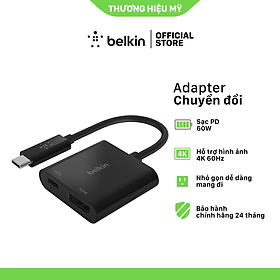 Mua Cáp Chuyển Đổi Belkin từ USB Type-C Sang HDMI / USB Type-C PD 60W - Hàng Chính Hãng