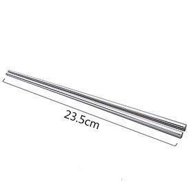 Mua Sét 10 Đôi Đũa Inox #304 Cao Cấp Cán Vuông Trơn    Màu Silver