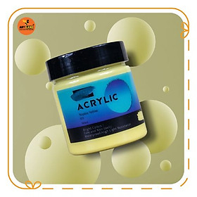 Màu Vẽ Acrylic Tone Xanh Lá Nâu Đen Trắng - Màu Vẽ Trên Mọi Chất Liệu