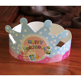 Combo 5 chiếc Mũ sinh nhật vương miệng 11,5x58,5cm
