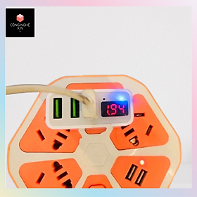 Mua Cốc sạc điện thoại 3 cổng có đèn led - hàng nhập khẩu