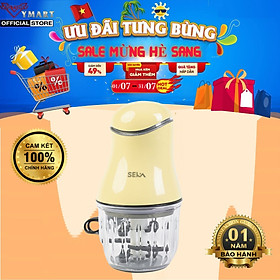 Mua Máy xay đa năng cầm tay 6 lưỡi SEKA SK 1396 xay thịt  rau củ  xay tỏi ớt  Máy xay đồ ăn dặm cho bé cối thủy tinh - Hàng chính hãng