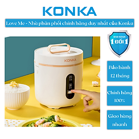 Mua Nồi Cơm Điện Mini Đa Năng Konka KRC-16JX21 350W 1.6L Nấu Được Nhiều Món - Hàng Chính Hãng