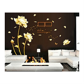 Decal hoa hồng trắng PK138