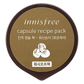 Mặt Nạ Rửa Chăm Sóc Lỗ Chân Lông Từ Tro Núi Lửa Innisfree Capsule Recipe Pack - Volcanic Cluster (10ml)