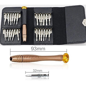 Mua Bộ Tua Vít Đa Năng Tua Vít 25 Đầu Mẫu HOT Độ cứng cao và bền đầu không bị toè sau nhiều lần sử dụng