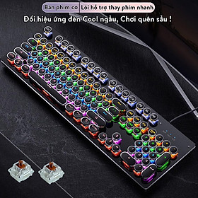 Mua Bàn phím cơ Coputa Bàn phím máy tính laptop gaming Full LED RGB T907