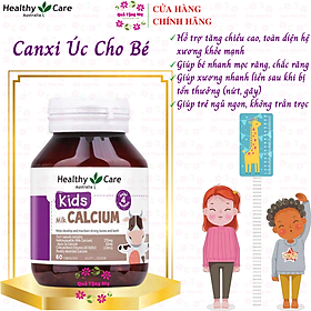 Hình ảnh Canxi cho bé Healthy Care Kids Milk Calcium Úc, Hỗ trợ tăng trưởng chiều cao, hệ thống xương, răng, bé ngủ ngon không trằn trọc ban đêm - QuaTangMe Extaste