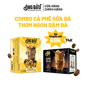 COMBO 1 Hộp Ông Bầu Cà Phê Sữa Đá + 1 Hộp Ông Bầu Cà Phê Sữa Đá Tươi Mới