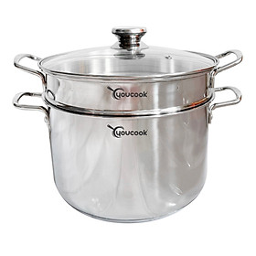 Mua Bộ Nồi Xững Inox 3 Đáy Cao Cấp 26cm- Sử Dụng Được Bếp Từ