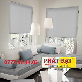 Mua (Ck06-Đặt theo m2) Rèm cửa  màn sáo  rèm sáo cuốn 6 màu  vải trơn 2 mặt chống nắng 100%