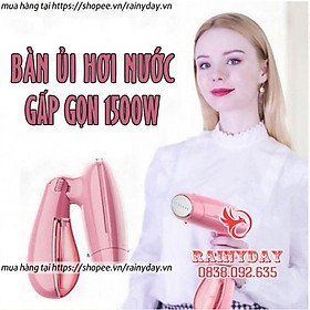 Mua Bàn là ủi hơi nước cầm tay mini gấp gọn du lịch tiện lợi 1500w 120ml nội địa trung