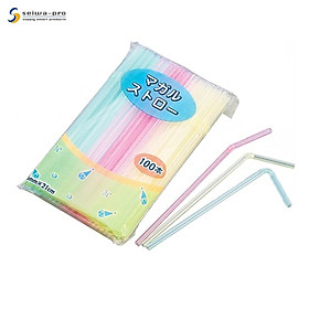 Mua Set 100 chiếc ống hút Kawachi φ6mmx21cm cao cấp không mùi  an toàn cho bạn và gia đình - hàng nội địa Nhật Bản