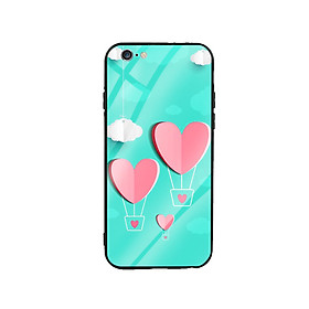 Ốp lưng kính cường lực cao cấp cho điện thoại Iphone 6 Plus / 6s Plus - Heart