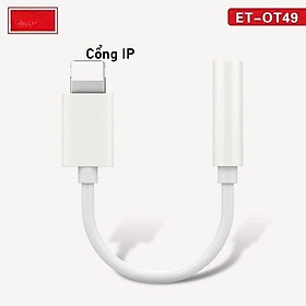 Mua Dây cáp chuyển đổi từ cổng sạc sang jack cắm tai nghe 3.5mm cho iPhone iPad cao cấp - Cáp chuyển đổi cổng Light.ning sang 3.5mm - Cáp chuyển đổi jack tai nghe jack 3.5mm cho i.Phone cổng light.ning OT49 - Hàng Nhập Khẩu