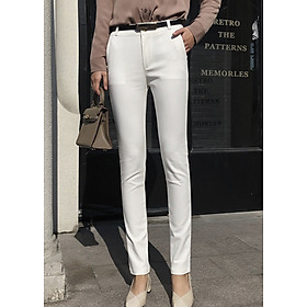 Quần tây nữ Trắng ôm Titishop Co giãn QDN107