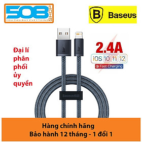 Cáp sạc nhanh IP 2.4A, Cáp sạc nhanh truyền dữ liệu Baseus Dynamic Series Fast Charging Cable 2.4A cho iPhone, iPad - Hàng chính hãng