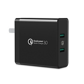 Mua Củ sạc nhanh 36W QC3.0 2 cổng USB màu Đen Ugreen 161CU70151CD - Hàng chính hãng