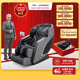 Ghế massage KINGSPORT G78 công nghệ massage chuyên sâu, nhiệt hồng ngoại kép, khung ghế rộng rãi và thoải mái