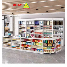 Mua Quầy tính tiền  Bàn thu ngân cho cửa hàng tiện lợi  siêu thị mini  shop với thiết kệ hiện đại QTT329A