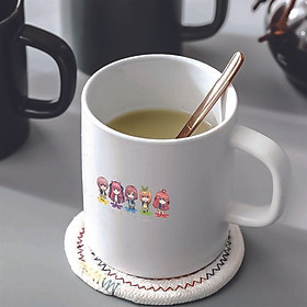 Cốc ly sứ trắng IN HÌNH Gotobun No Hanayome - Nhà Có Năm Nàng Dâu anime