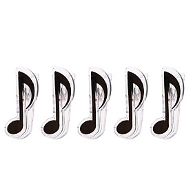 Hình ảnh 5 Pieces Plastic Music Note Book Page Clip Music Stand Accessory