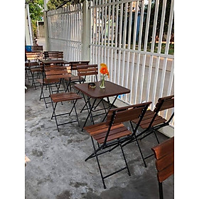 Mua Bàn ghế gỗ cafe  trà sữa  bánh ngọt F037