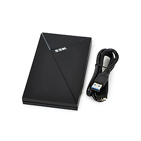 Mua Box ổ cứng di động SSK SHE088 chuẩn 3.0 - tích hợp đèn led báo tín hiệu (đen) Hàng Nhập Khẩu