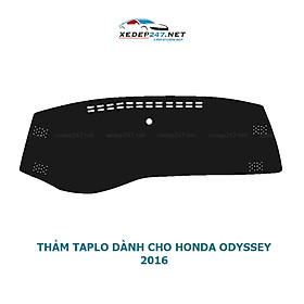 Thảm Taplo dành cho xe Honda Odyssey 2016 chất liệu Nhung, da Carbon, da vân gỗ