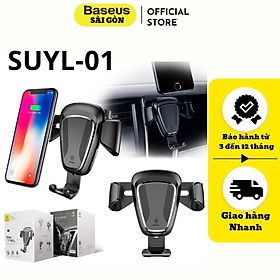 Mua Bộ đế giữ điện thoại khóa tự động dùng cho xe hơi Baseus (Car Phone Mount Holder Stand Auto-lock) SUYL-01- Hàng chính hãng