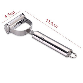 Mua Dụng cụ bào gọt rau củ cầm tay bằng inox 2 đầu tiện lợi HT511