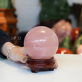 Mua Quả Cầu Thach Anh hồng 3A 1kg - 9cm